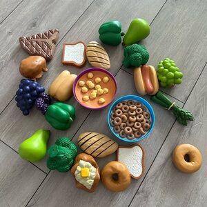 Colorful Play Food Set for Kids
